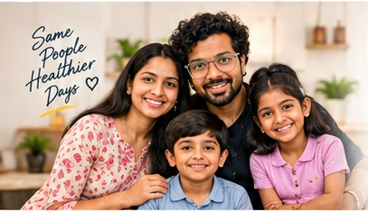 The Telugu Wellness Family together at home